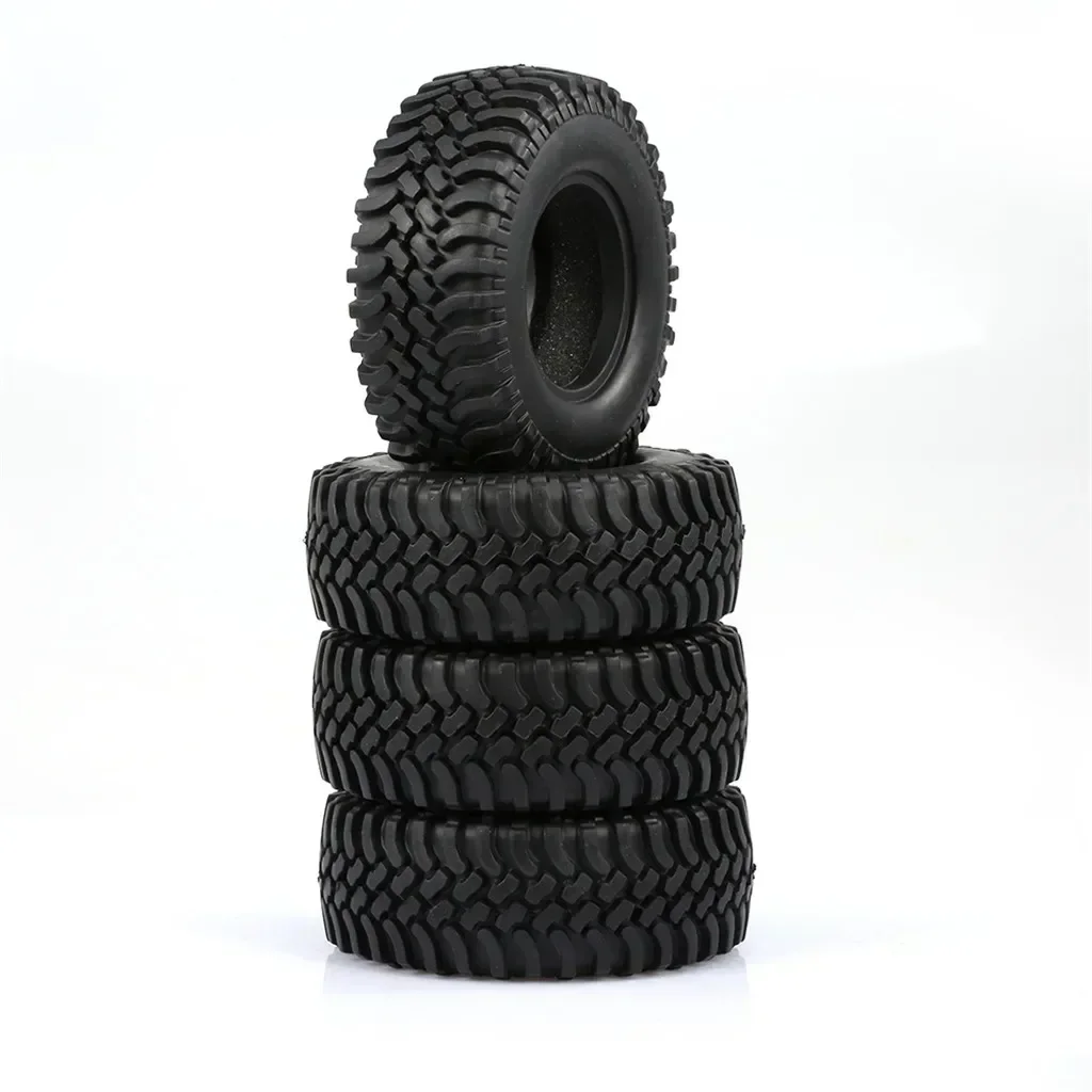 4 Stuks 100Mm Rubber 1.9 Wiel Banden Voor 1:10 Rc Crawler Auto Axiale Scx10 Axi03007 D90 D110 Tamiya Cc01