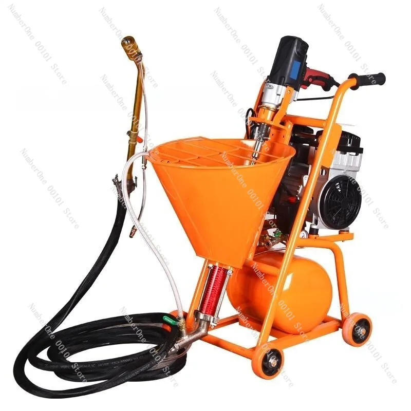 Electric High Pressure Putty Spraying Machine, Multi-Function Cement Slurry Coating Grouting Tool for Construction