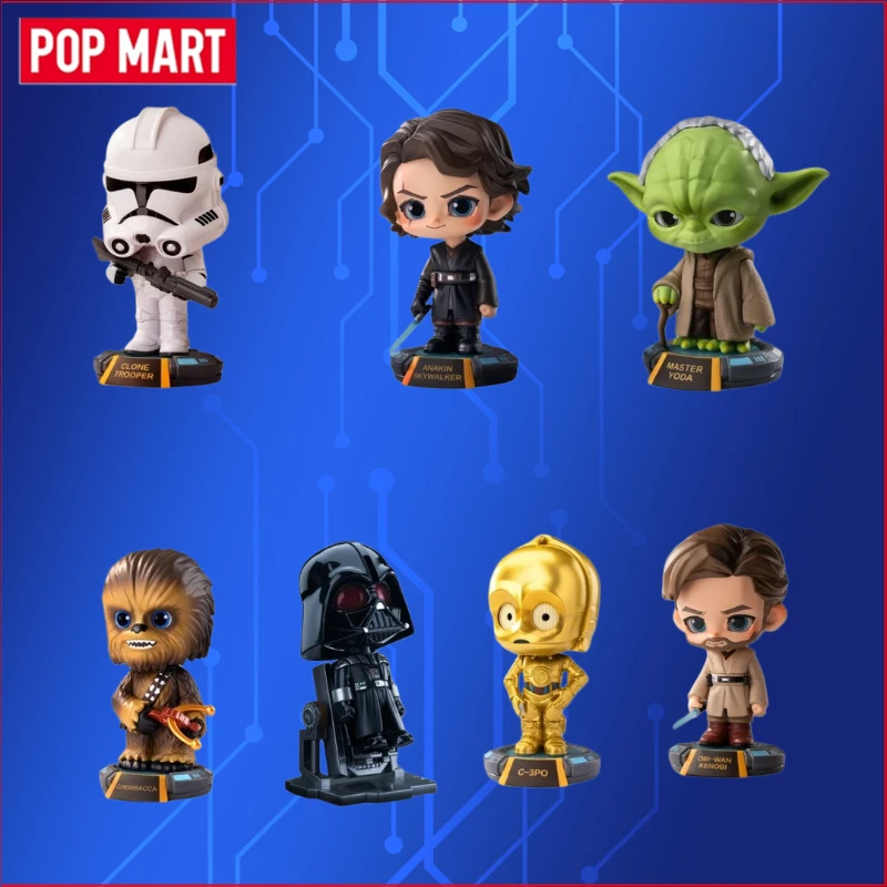 POP MART Star Wars Serie Blind Box Überraschungstüte Mystery Box Spielzeug Puppe Niedliche Anime-Figur Ornamente Geschenk