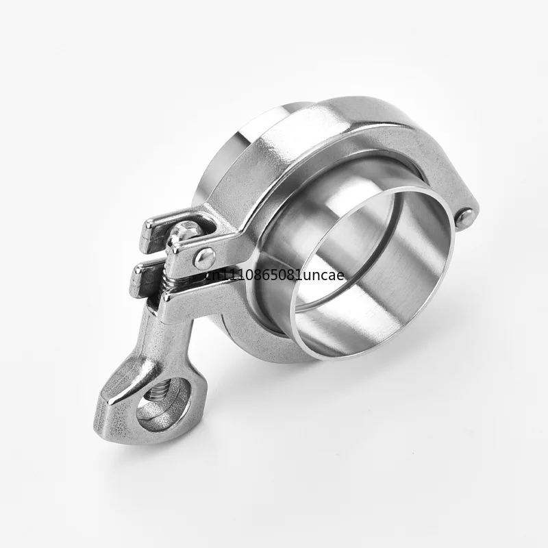 304 Stainless Steel Sanitary Tri-Clamp Union Fitting Large Diameter Weld End Connector