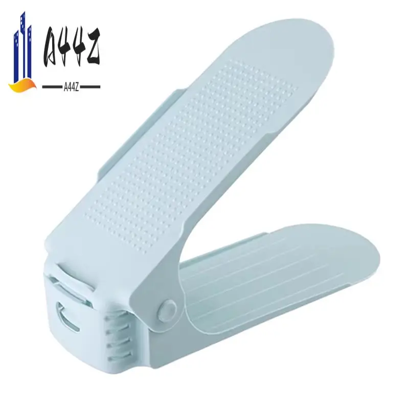 

A44Z-Adjustable Double-Layer Shoe Rack Thickened Space Saving Shoe Storage Rack Flat Bottomed High Heel Storage Shoe Rack