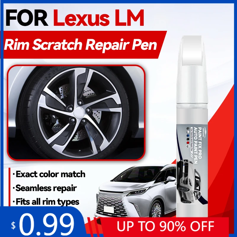 

Карандаш для подкраски колесных дисков, эксклюзивно для Lexus LM 1990-2026, средство для ремонта краски, удаления царапин, DIY, автоаксессуар