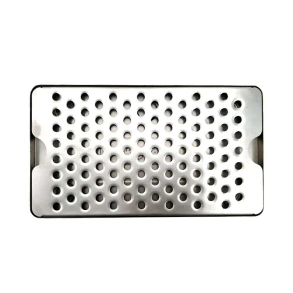 KegLand 30CM Punched SS Dry Tray Counter Top Drip Tray Kegerator Home Brewing Kitchen Supply