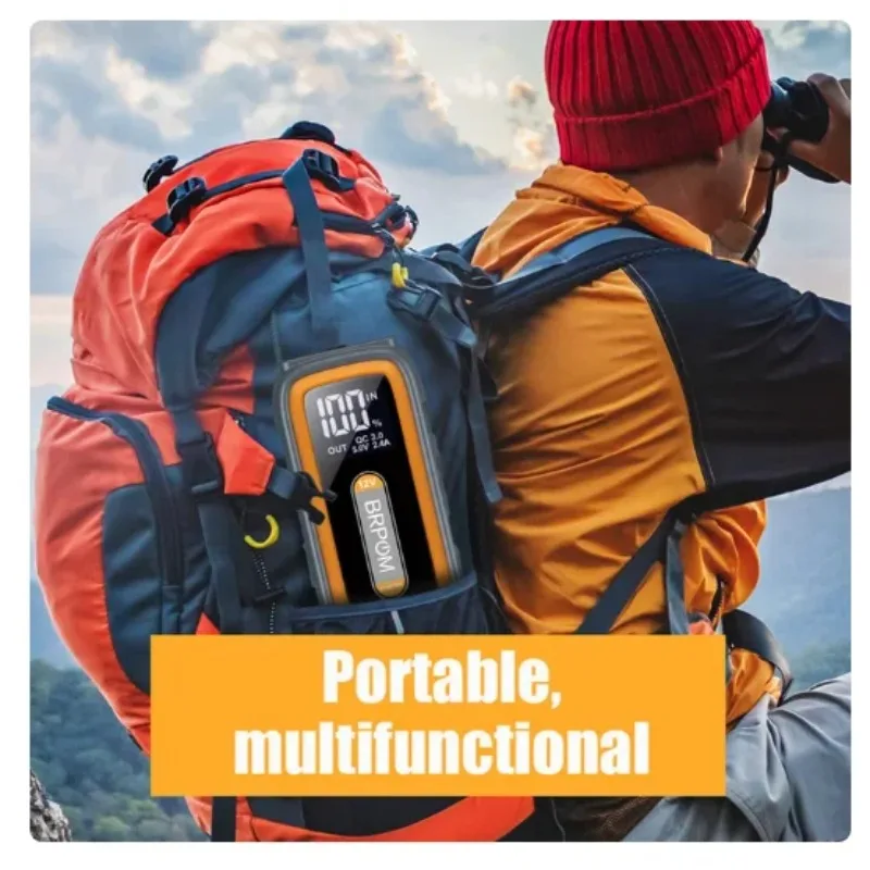 Large Capacity Portable Jump Box with USB Quick Charge Emergency Start Device 12v Car Battery Jump Starter