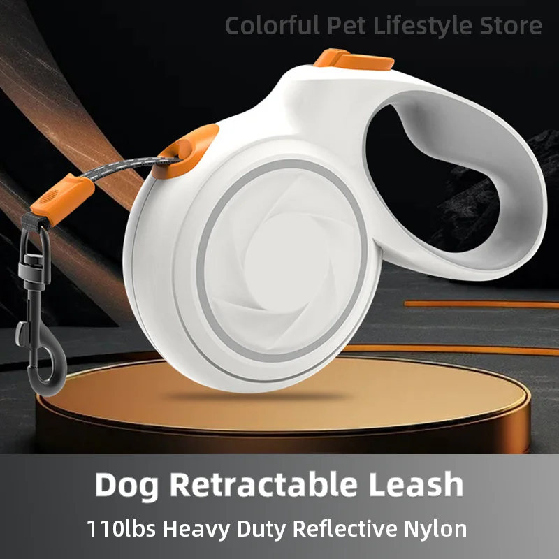 

3m 5m 50kg Dog Leash Retractable Roulette Leash for Small Large Dog Accessories Adjustable Durable Walking Bulldog Rope Chain