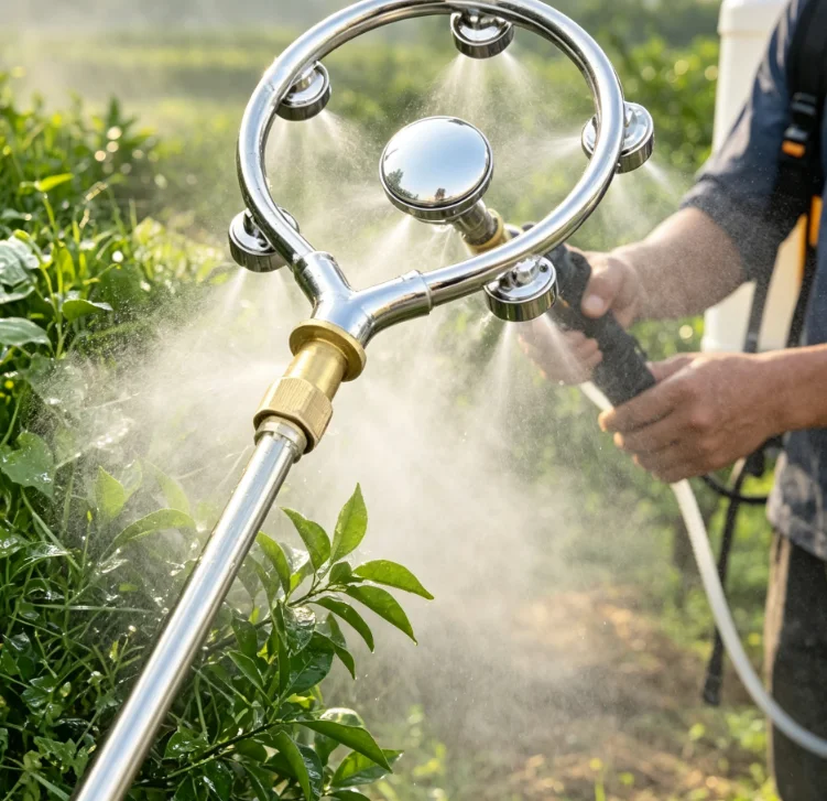 Electric Sprayer Stainless Steel Ring Nozzle Fine Atomization Round Nozzle High Pressure Spraying Machine Head For Agriculture