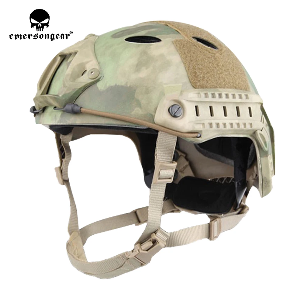 Emersongear taktyczny typ PJ szybki kask bojowe polowanie paralotnia skok nakrycia głowy sprzęt ochronny ABS Airsoft piesze wycieczki jazda na