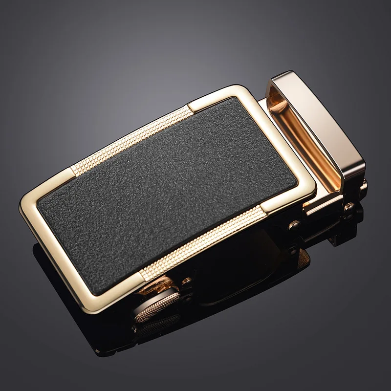 3.5CM Zinc Alloy Auto Buckle Men's Belt - Business Casual Waistband Headwear, Durable Scratch-Resistant Pant Belt Buckle