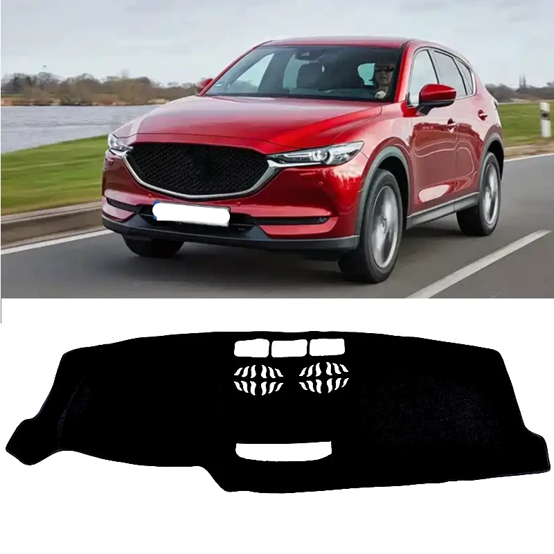 For Mazda CX-5 CX5 KF CX-8 CX8 2017-2020 2021 2022 2023 2024 Dashboard Cover Mat Dash Sun Shiled Cushion Carpet Car Accessories