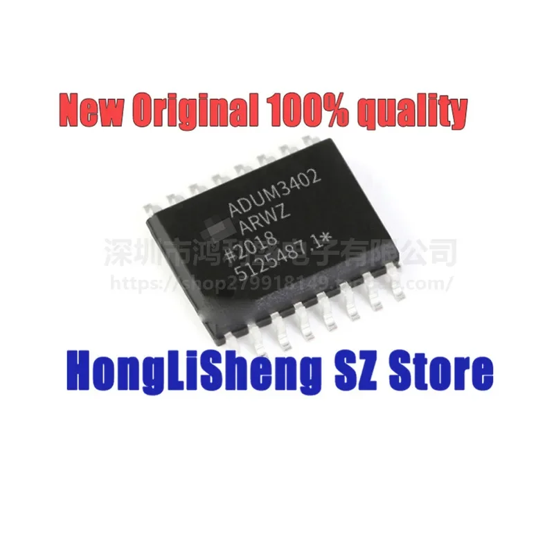 

5pcs/lot ADUM3402ARWZ ADUM3402 SOP16 Chipset 100% New&Original In Stock