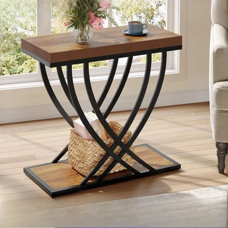 Entrance table against the wall, living room, foyer, case desk, corridor, aisle, entry bar, case, long table