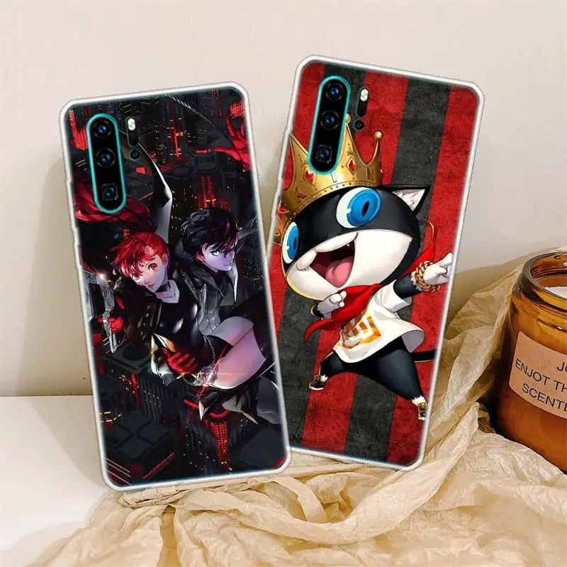 Persona 5 Take Your Heart Phone Case For Huawei P50 Pro P40 P30 Lite P20 P10 Coque Mate 10 Lite 20 30 40 Pro Cover Capa Shell