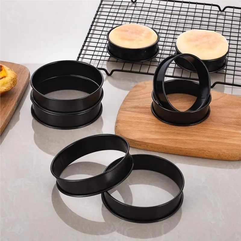 【LIMITED TIME DISCOUNT】Cookie Rings For Baking 4 Inch Cookie Molds For Baking