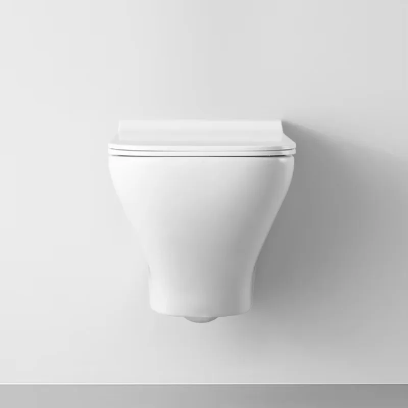 White Concealed Water Tank WC Deodorant Compact Design Modern Household Bathroom Wall Mounted Ceramic Toilet