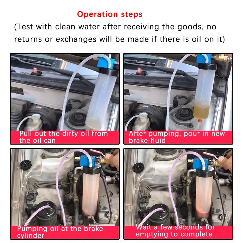 Brake Oil Change Machine Pneumatic Brake Fluid Change Tool Aspirator Drain Machine Brake Oil Change pump Tool