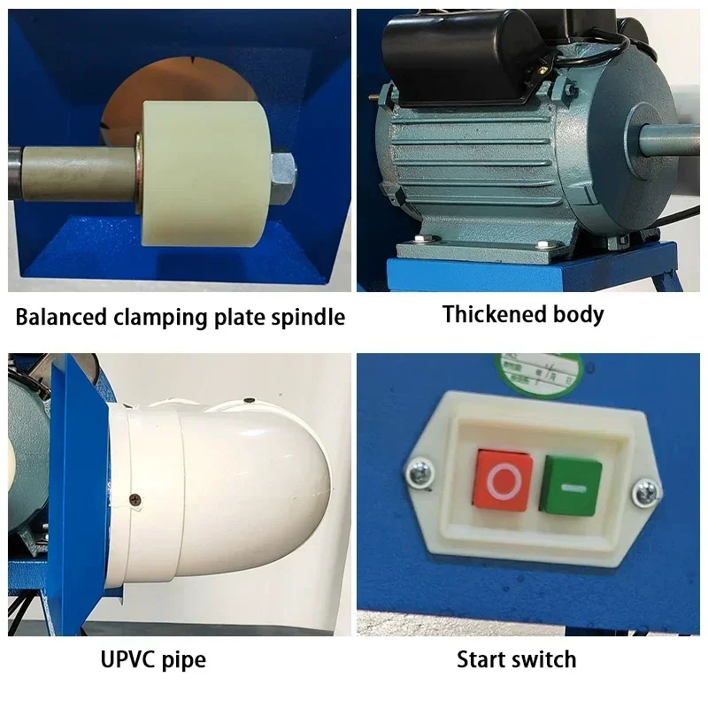 

Vertical Multifunctional Bench Grinder Electric Grinder for Metal, Plastic, Leather, Woodworking Cutting, Carving & Polishing