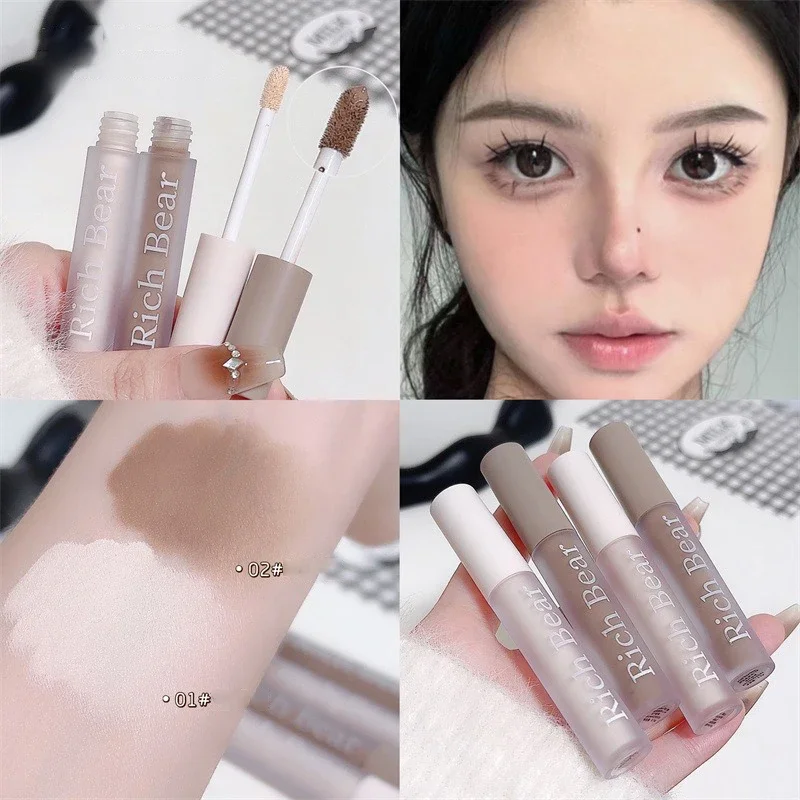 Brown Bronzer Contouring Stick Waterproof Liquid Texture Highlighters Shadow Contouring Pencil Face Brightening Cosmetics Makeup