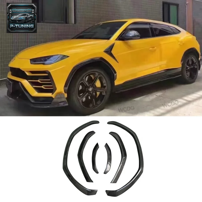 

TC Style Carbon Fiber for Lamborghini URUS 2018-2021 New Front & Rear Car Wheel Fender Flare Eyebrow Body Kit
