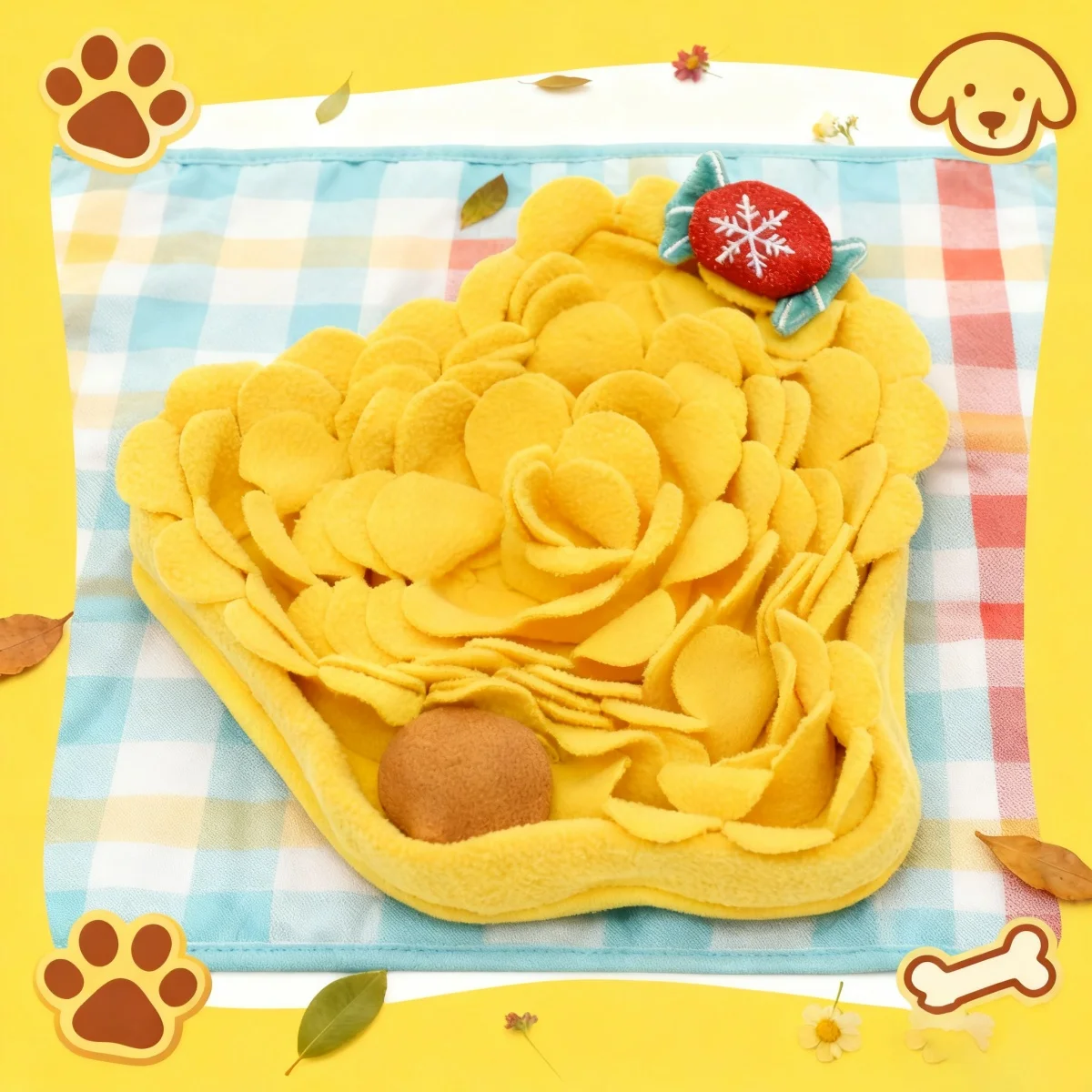 وسادة نفخ الكلاب الجديدة لعيد الميلاد ناعمة ومريحة، تساعد على ممارسة القدرة على تعريف كلبك. إنها في الاسلوب #6