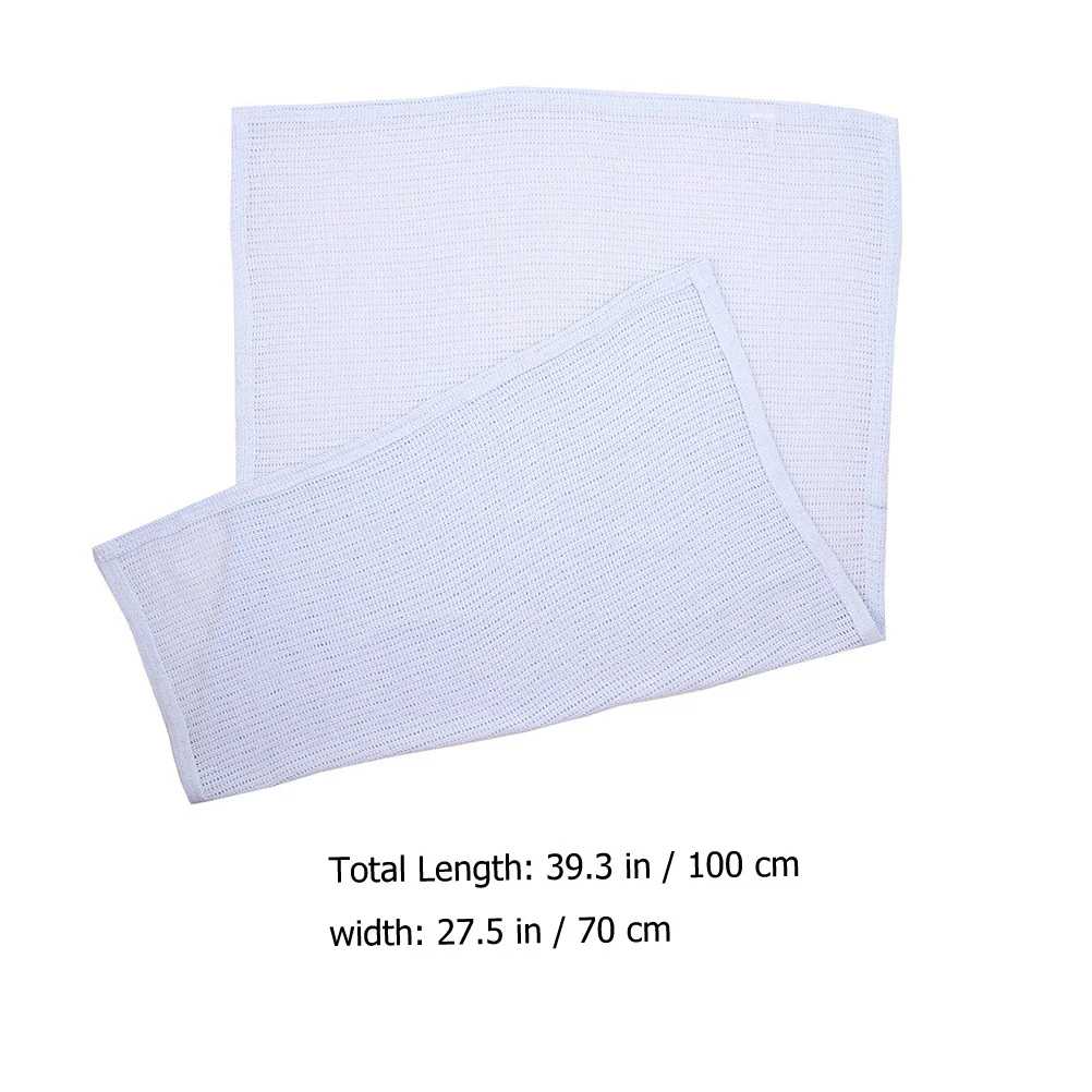 

3Pcs Baby Cellular Blankets Cotton Swaddle Receiving Blankets Stroller Crib Sleeping Blanket Skin Friendly Washable Reusable