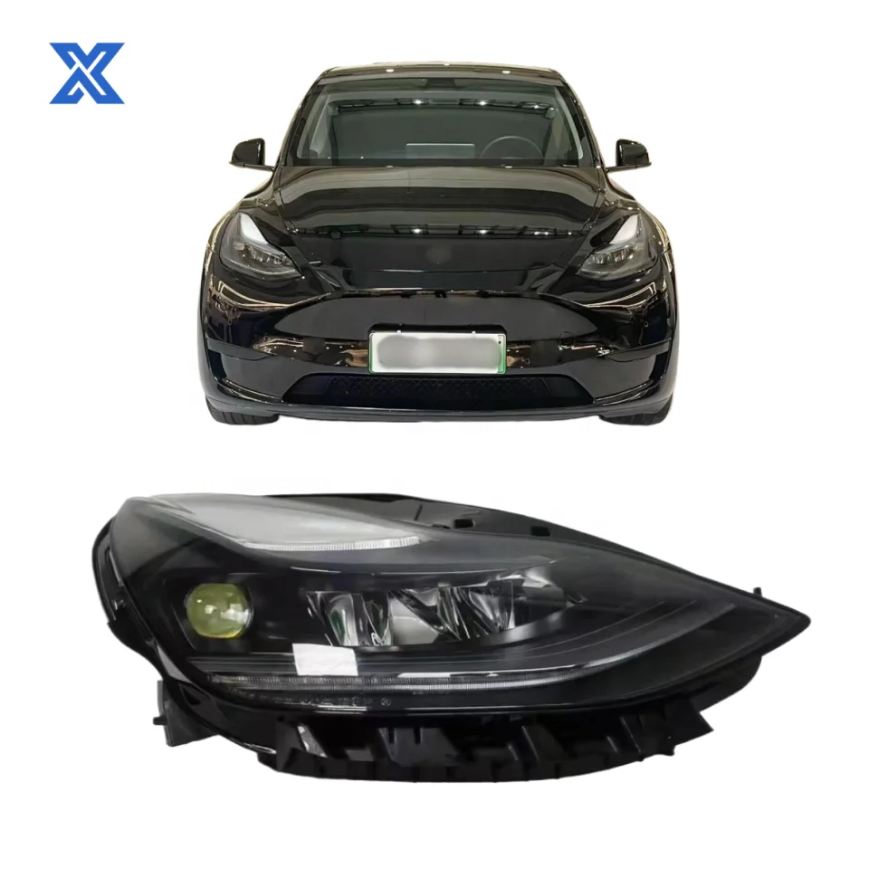 

Подходит для 2021, Tsla 3/Y, матричный светодиод, фара в сборе, OEM-стиль, высококачественная фара, автомобильное освещение