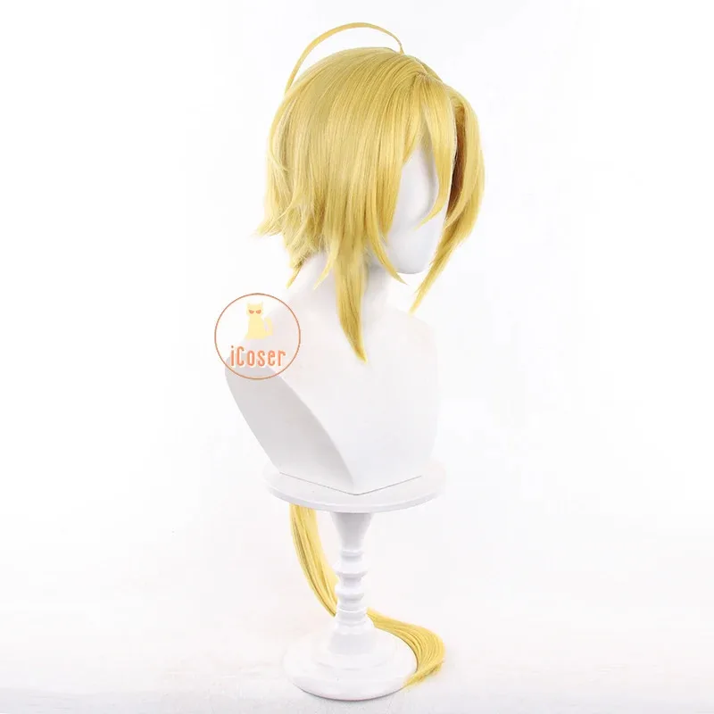 iCoser Zenless Zone Zero Hugo Косплей Парик Длинные Светлые Волосы Mockingbird Новый Эрайда Хьюго Влад Воронк Хэллоуин Вечеринка Женщины Мужчины
