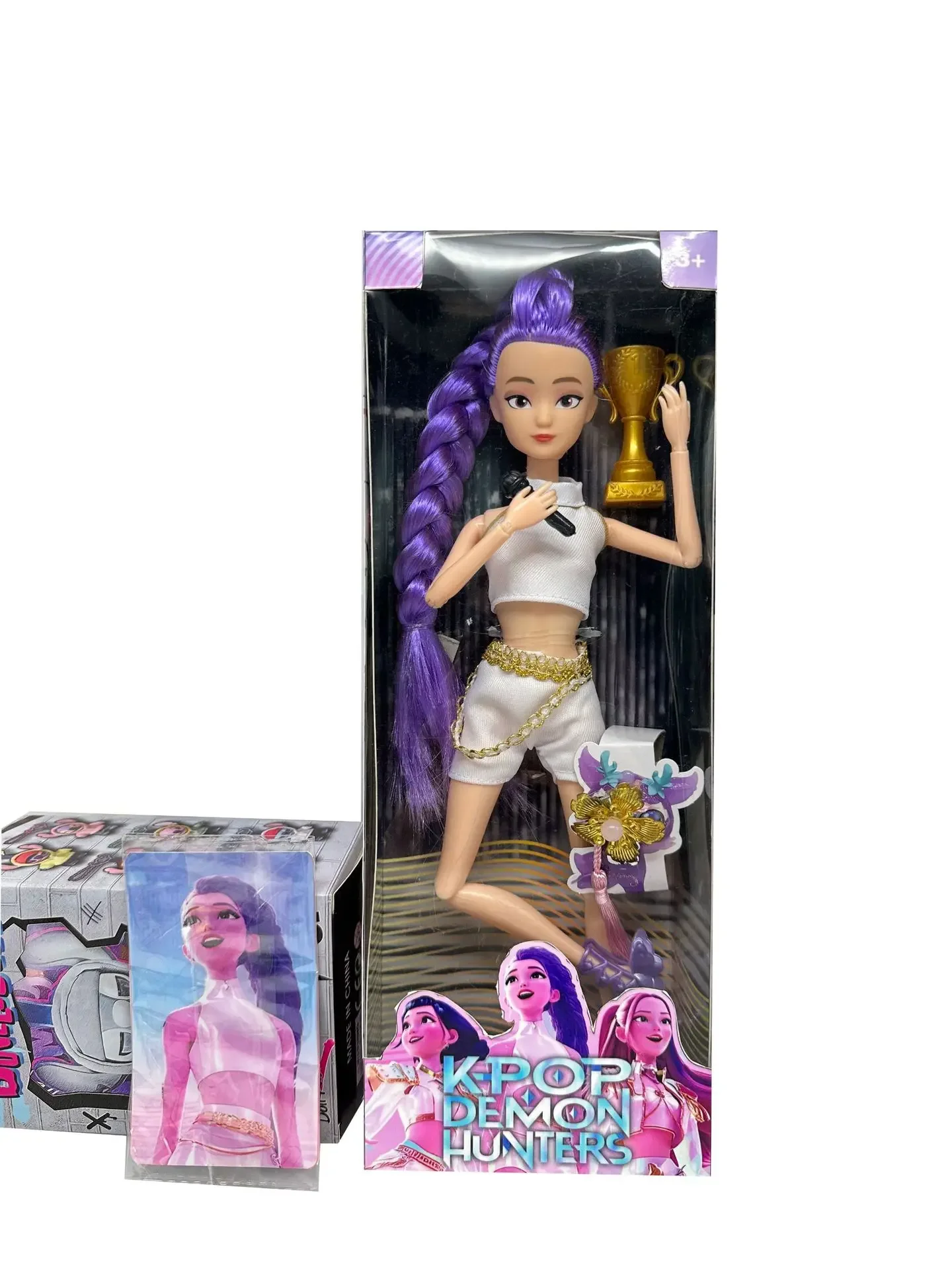 @_Vinyl Puppe Spielzeug Kpop Dämon Jäger Action Figur Spielzeug Rumi Mira Zoey Schöne Prinzessin Baby Mädchen Kunststoff DIY Spielzeug für Mädchen_$