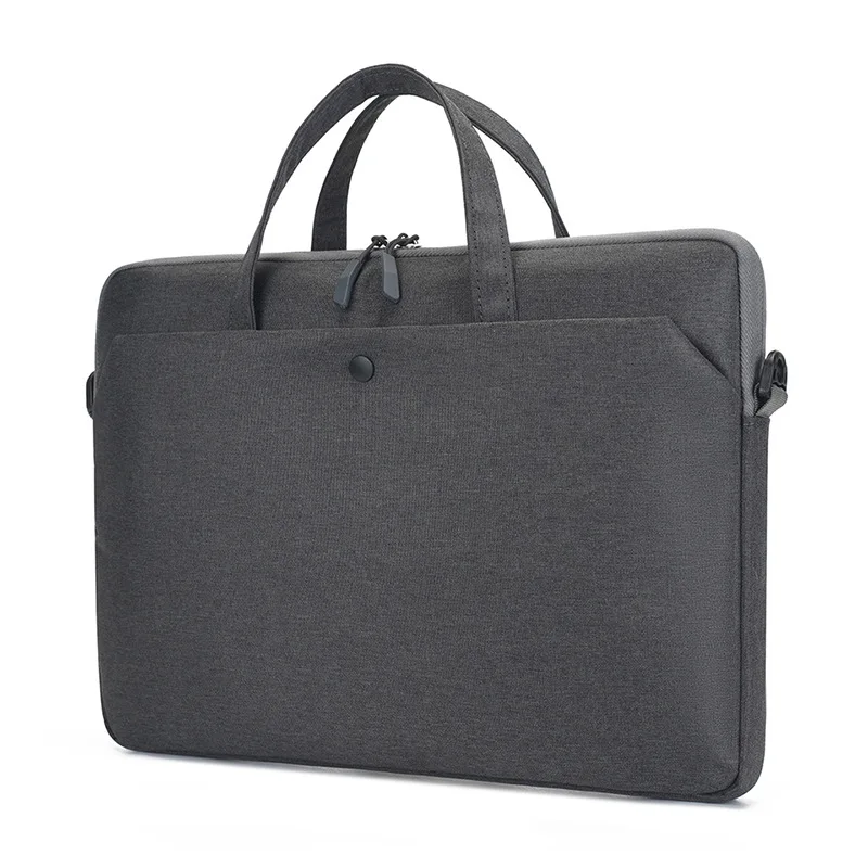 Oxford waterproof briefcase 15.6-inch computer storage single-shoulder ultra-thin large-capacity meeting document bag