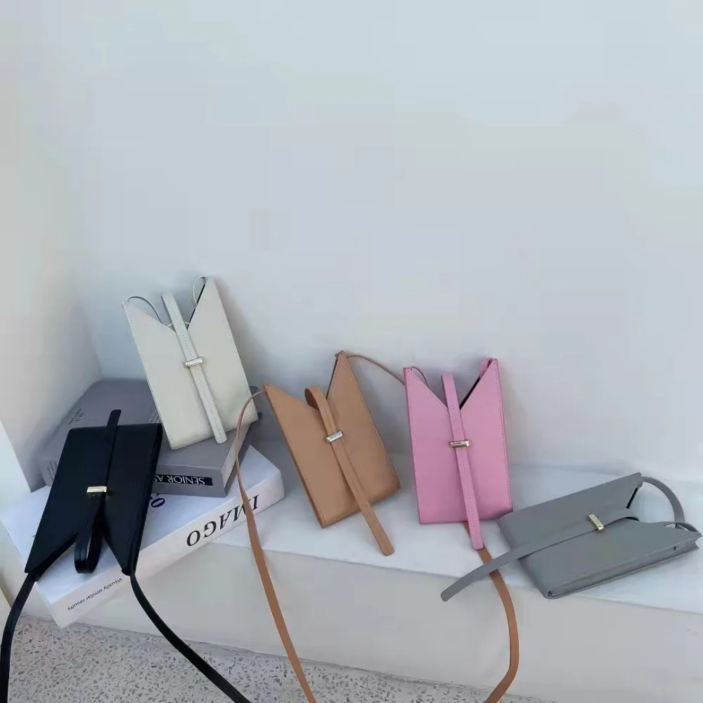 

Мини-сумка Женская сумка Новый мобильный телефон Женская простая кожаная женская сумка через плечо Легкая, простая, модная и универсальная