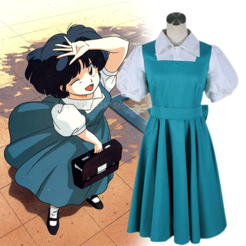 Singxeng Ranma Anime 1/2 Furinkan Stalker Cover! Akane Tendo suit, cosplay dress, customized