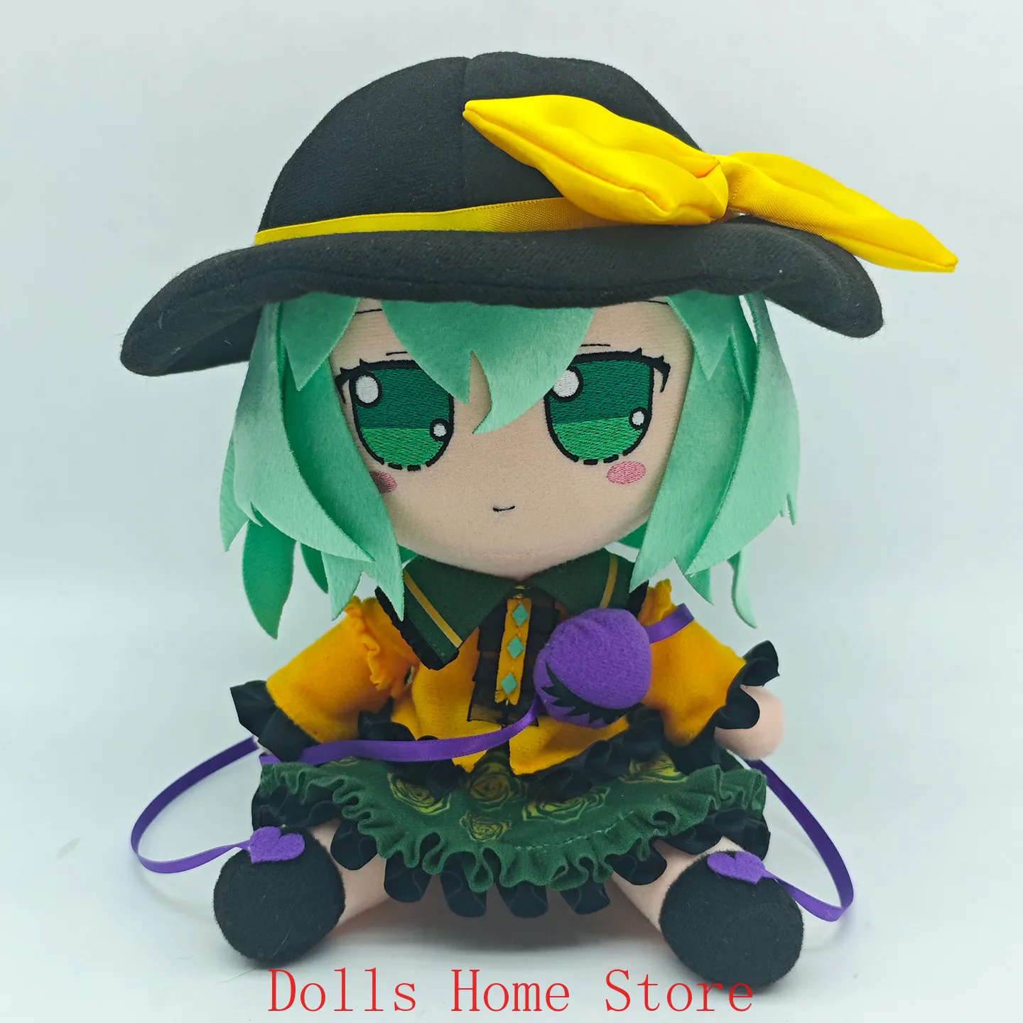 

Anime Komeiji Koishi Touhou Project Fumo 20cm Sitting Figure Model Pillow Anime Cosplay Plushie Cartoon Mascot Xmas Gifts