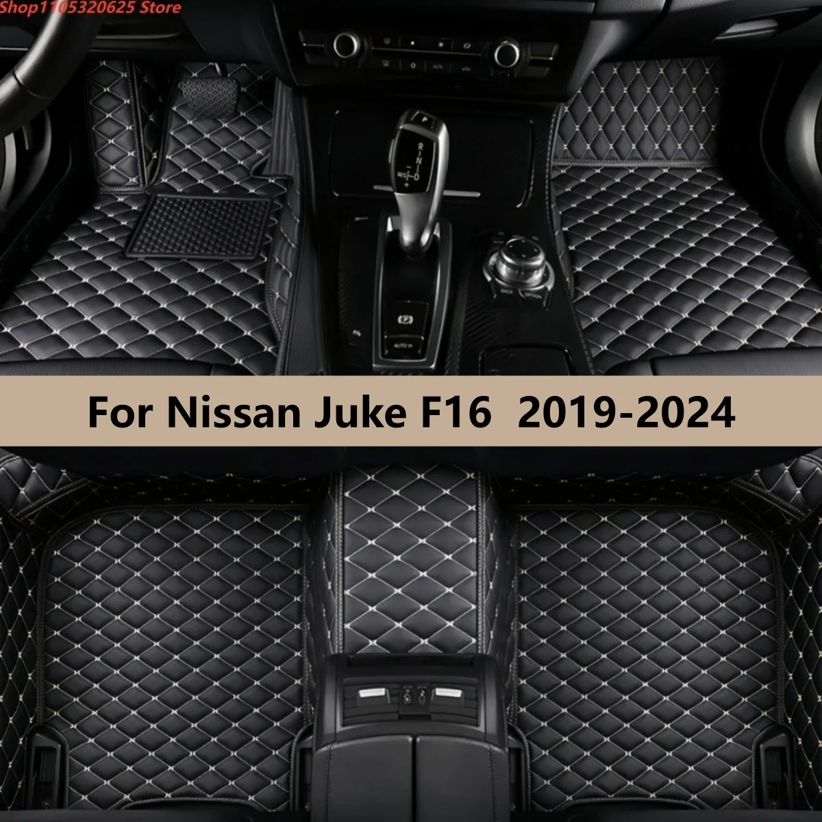 

Car Floor Mats For Nissan Juke F16 2019 2020 2021 2022 2023 2024 Auto Accessories Leather Waterproof Anti Slip Foot Carpet