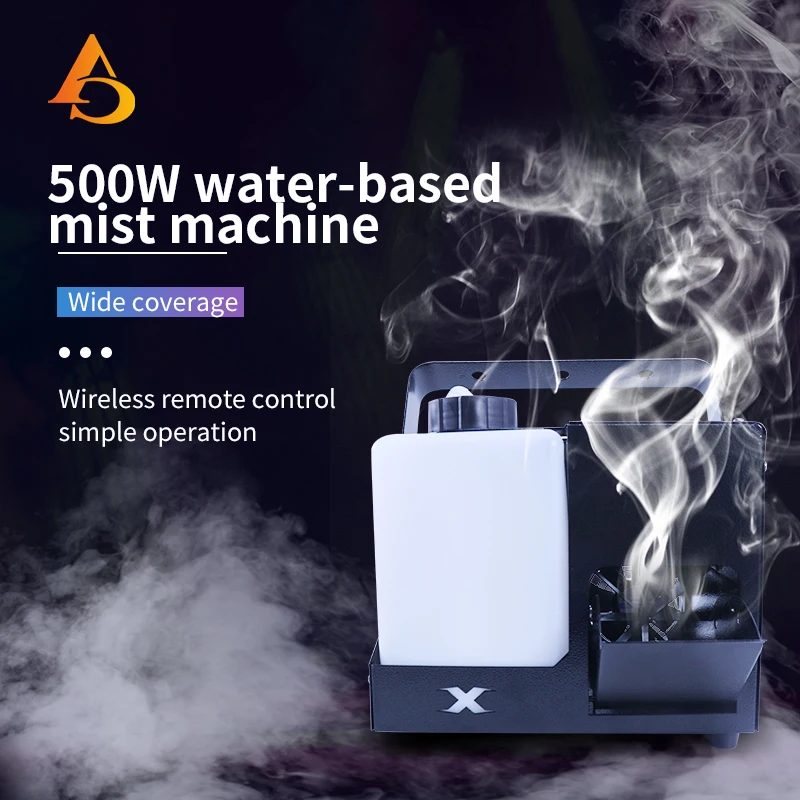 Imagem -02 - Dmx Fog Machine For Stage Fog Machine Fogger Usando Fog Fluid Fotografia de Casamento Forest Mist Effect Stage dj 500w Novo