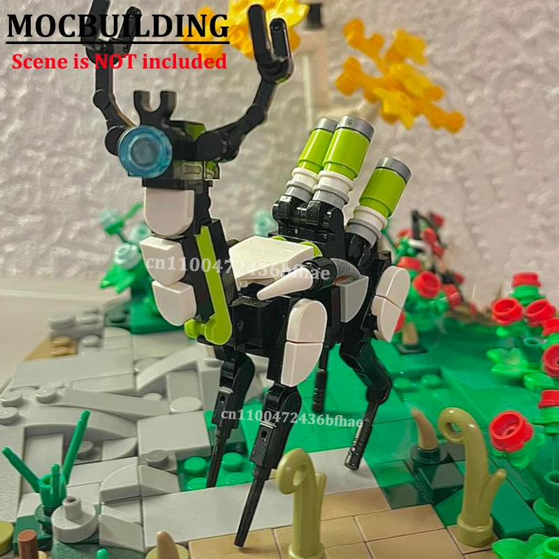 

Модель-конструктор Doll Scales Grazered Bricks: Декоративные блоки для робота-меха MOC-76989, строительные игрушки, подарок