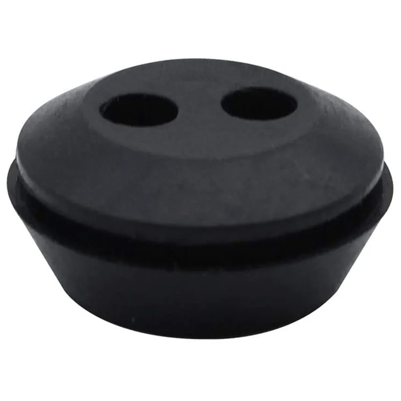 

AB34-20 Pcs 2 Holes Fuel Tank Grommet Rubber With Fuel Line Pipe For Brush Cutter Grass Trimmer