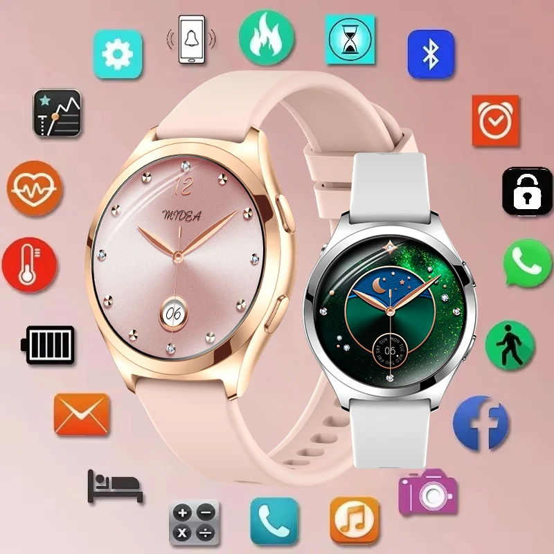 

LIGE Smart Watch Women Answer Make Calls 1.27-inch Fitness Tracker Watch with Message Reminder Ladies Smartwatch for Android iOS