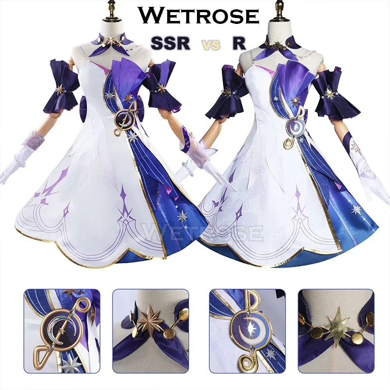 زي تنكري لروبن آر سر ، طقم كامل مع شعر مستعار وأجنحة ، قضيب نجوم هونكاي ، مغني بيناكوني ، فستان هالوين ، عيد الميلاد ، متوفر