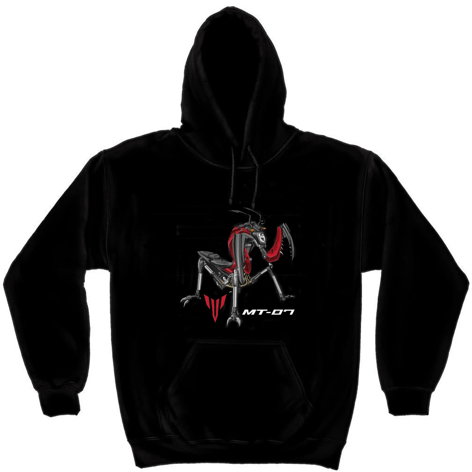 

Classic Japan MT-07 Motorcycle Mantis Inspired Pullover Hoodie New 100% Cotton Casual Mens Sweatshirts Retro Rider Streetwear