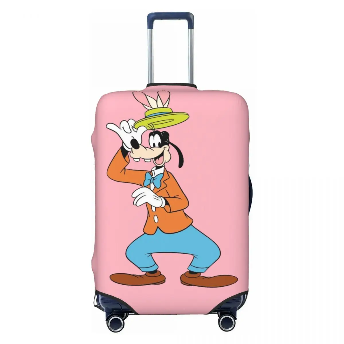 

Custom Cute Donalds Anime Ducks Goofy Goof Luggage Cover Protector Dust Proof Travel Suitcase Covers