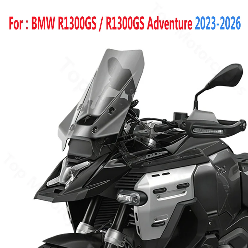 

Windshield For BMW R 1300 GS GS1300 R1300GS Adventure Motorcycle Windscreen Wind Deflectors Viser Visor Gray 2023 2024 2025 2026