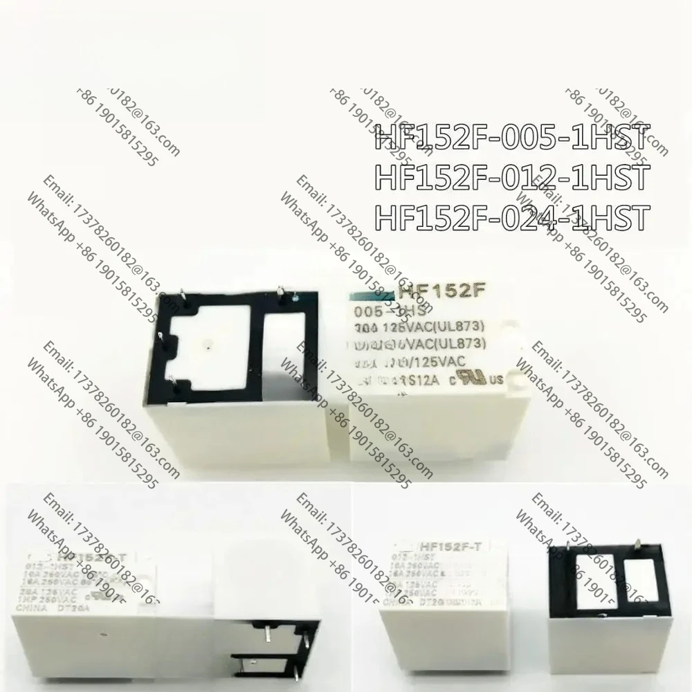 

10pcs/lot NEW Relay HF152F-012-1 HF152F-005-1hst HF152F 024 1hst 12VDC 12V 5V 24V HF152F-012-1ZT(410)