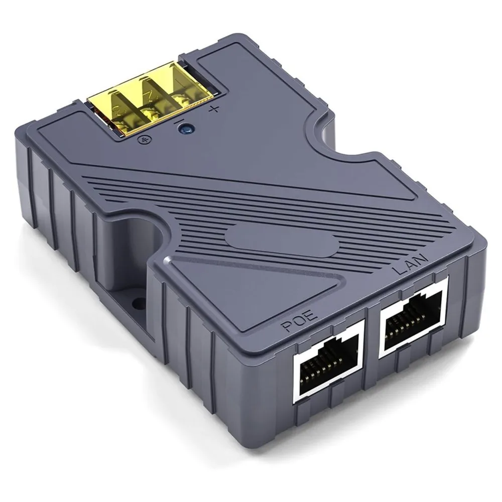 B48A Poe Injector 150W 48-57V 3A Output Gigabit Ethernet Passive For Internet Satellite Kits Network Systems