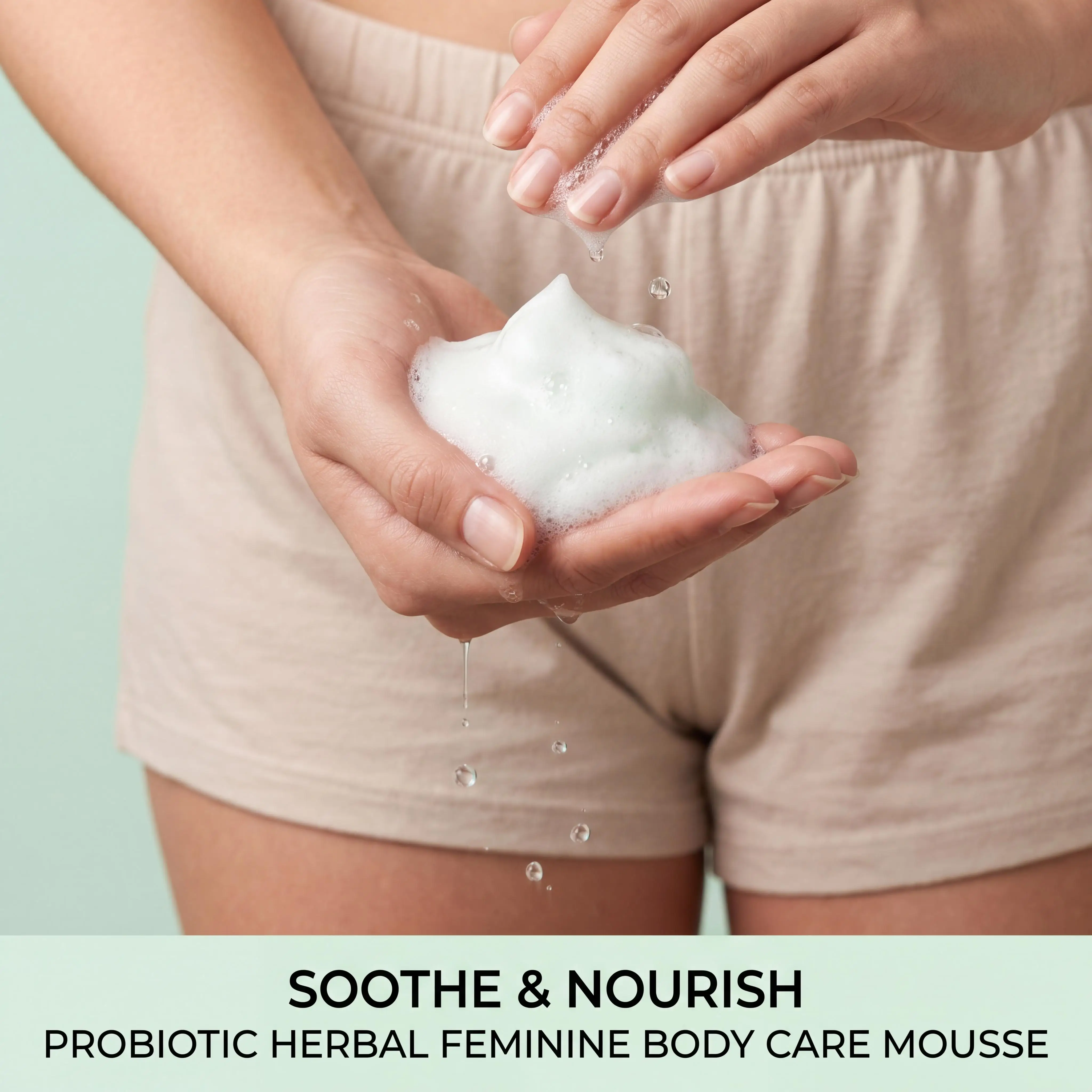

Herbal Women Private Part Care Hygiene Cleansing Mousse PH Balanced Relieve Local Discomfort Remove Odor Daily lasting Protect