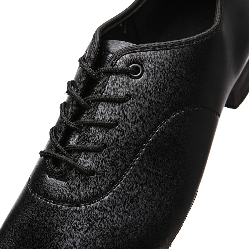 Zapatos de baile latino para hombre, calzado moderno de cuero para Tango, Salsa, salón de baile, tacones cuadrados, zapatillas de Jazz, Color blanco