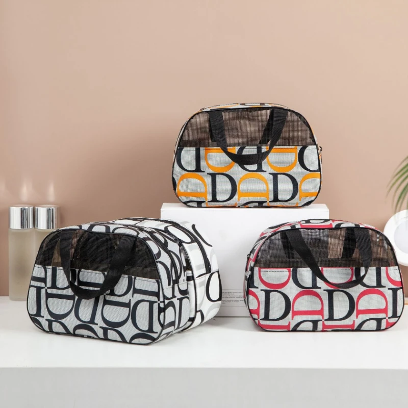 

4pcs Fashion print Makeup Bags Portable Women's Floral Waterproof Cosmetic Bag Travel Washing Toiletry Shower Storage Pouches