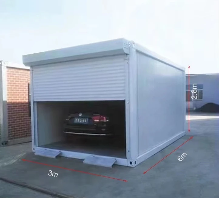 Any Size Custom Assembled Steel Mobile Storage Garage Windproof Waterproof Multi Purpose Outdoor Parking Shelter For Yard