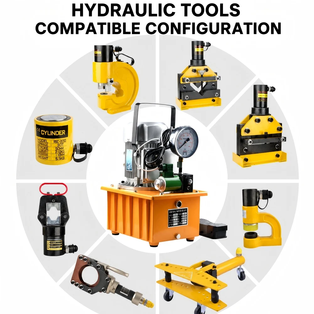 SG SG-DYB-4 Power Cable Installation Electric Hydraulic Oil Pump Station 3kw 5.5kw 70MPa High Pressure 220V/380V Factory Price