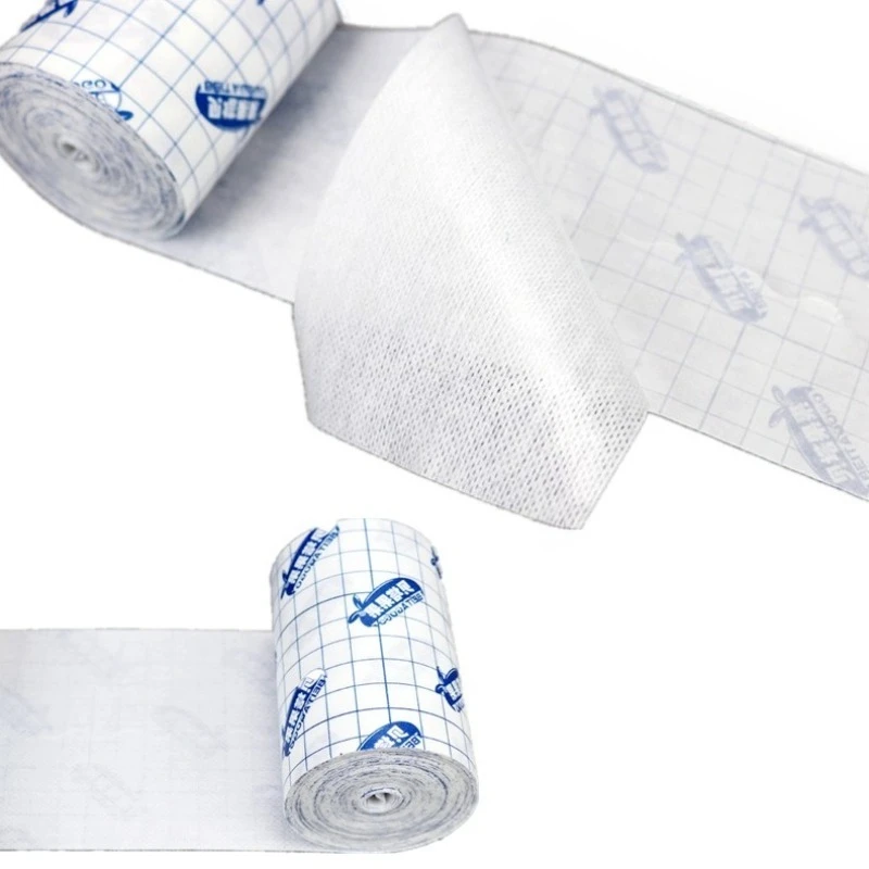 

1 рулон нетканой ленты для перевязки ран, защитная лента для заживления кожи, мягкая ткань, клейкие повязки, пластырь для кожи 5 см * 5 м