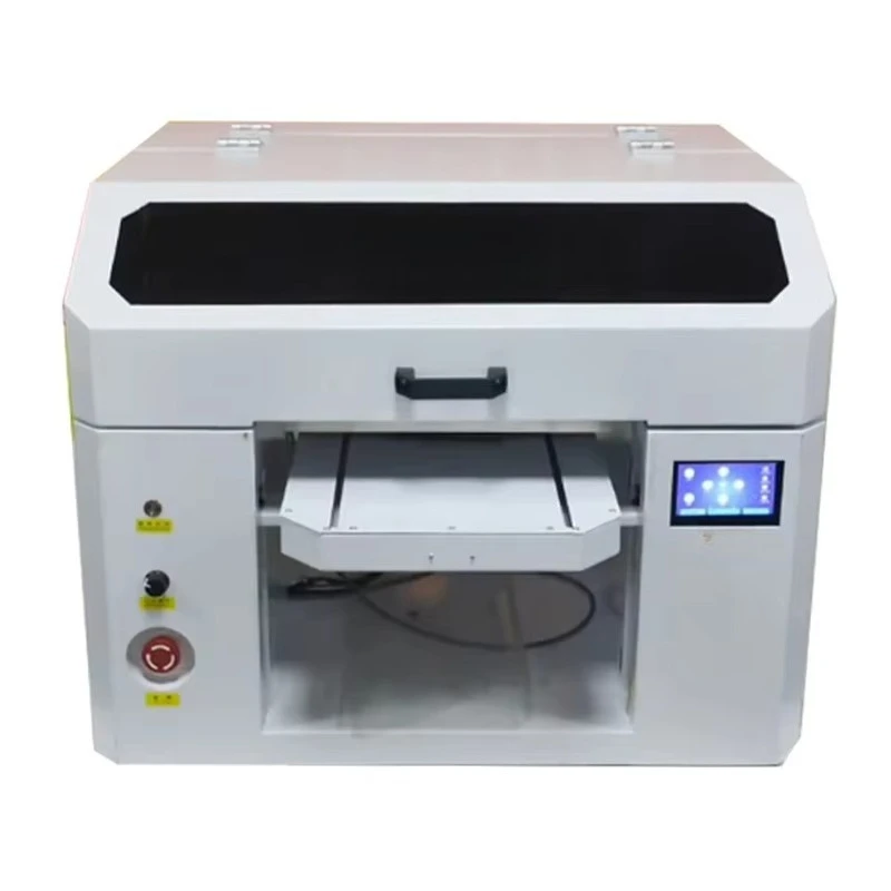 Small Deskto Inkjet Printer Machine Newest Design for Flex for Phone Cases Pen Leather Wood Glass Bottle Stickers