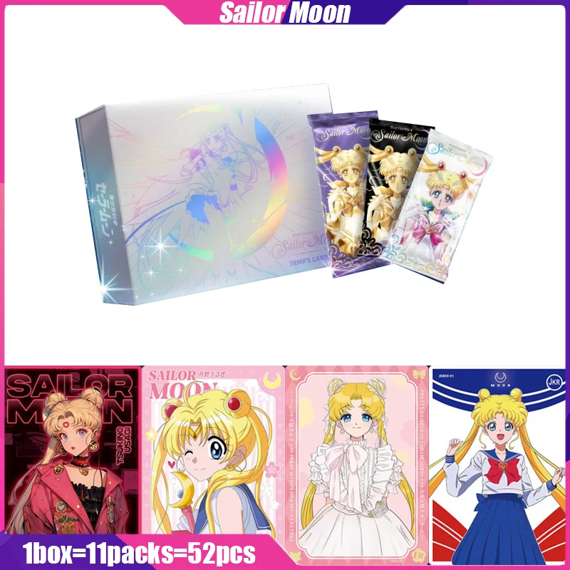 

Sailor Moon Cards TRMP'S CARD 3th Anime Collection Cards Board Games Toys Mistery Box Birthday Gifts for Boys and Girls